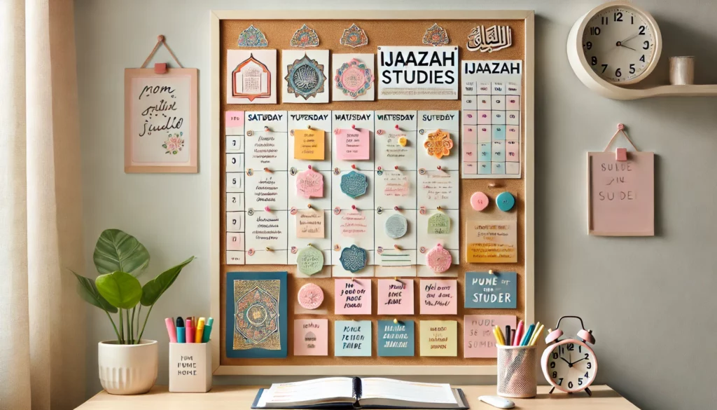 How can I create a study schedule that fits my busy life as a mom